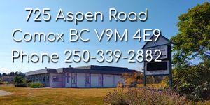 725 Aspen Road, Comox BC Phone 2503392882